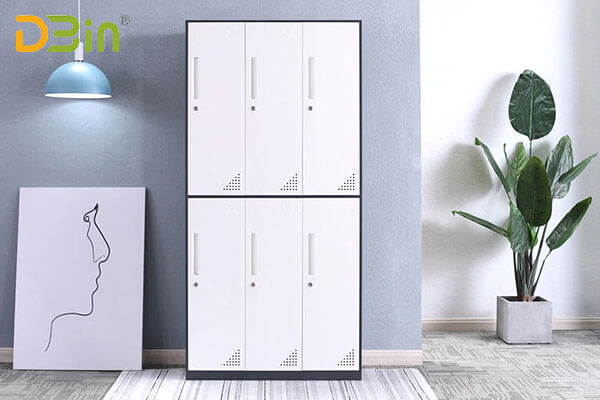 employee lockers storage cabinet 6 door locker factory