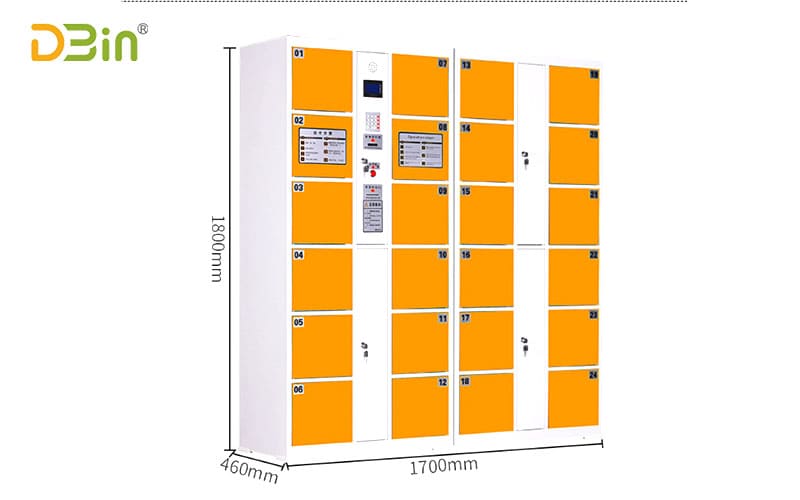 new design steel smart locker system manufacture-DBin Office Furniture