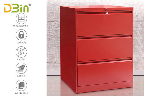 best steel lateral file cabinet wholesale in black