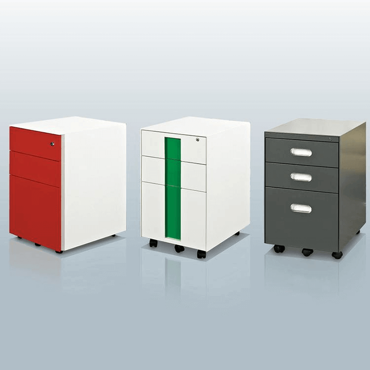 China under desk pedestal drawers supplier