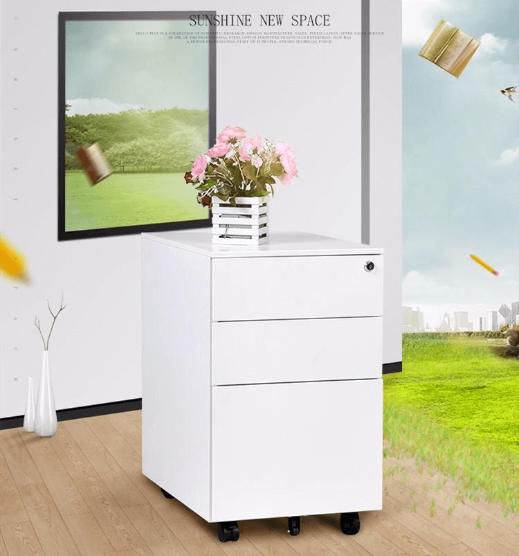 DBin 3 drawer office pedestal cabinets discount