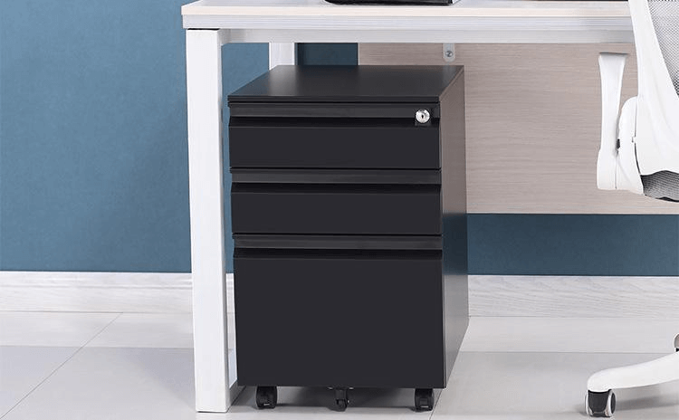 DBin three drawer office mobile pedestal supplier