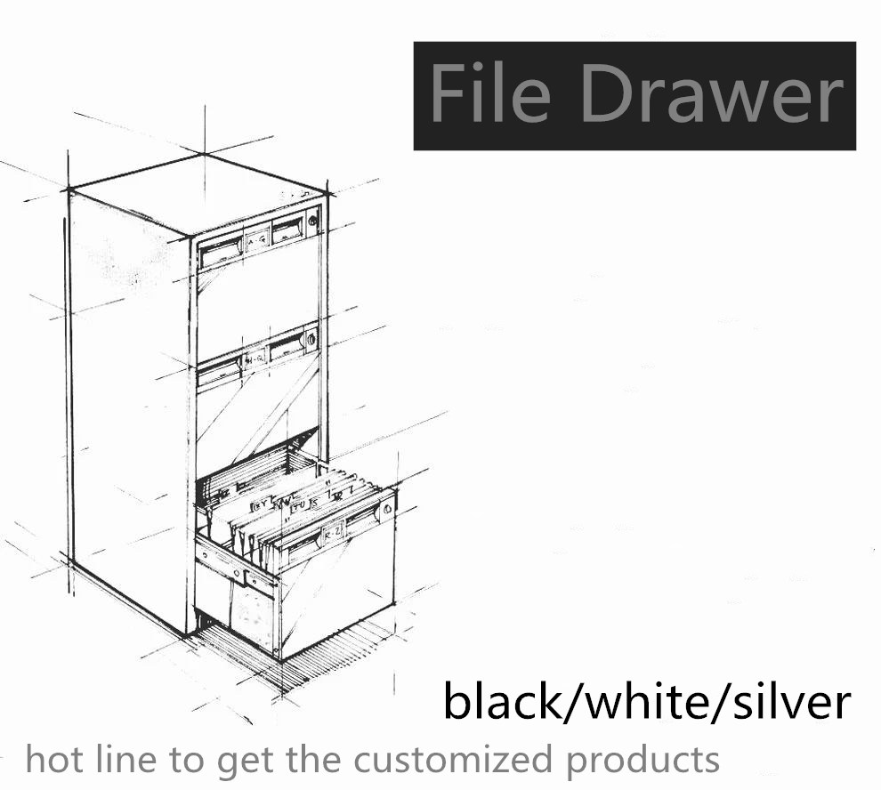 custom steel vertical file cabinet for office