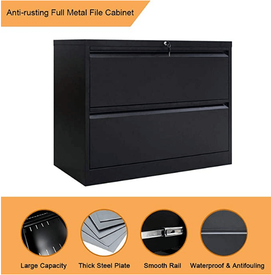 DBin 2 Drawer File Cabinet for sale