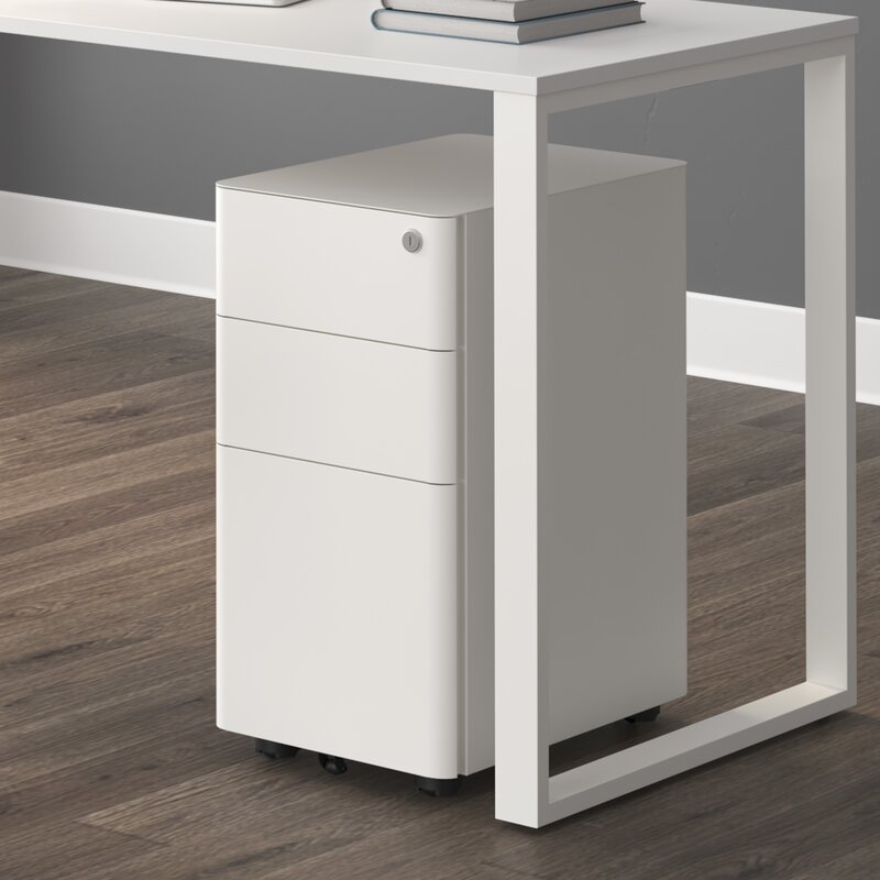 3 drawer mobile file cabinet for sell