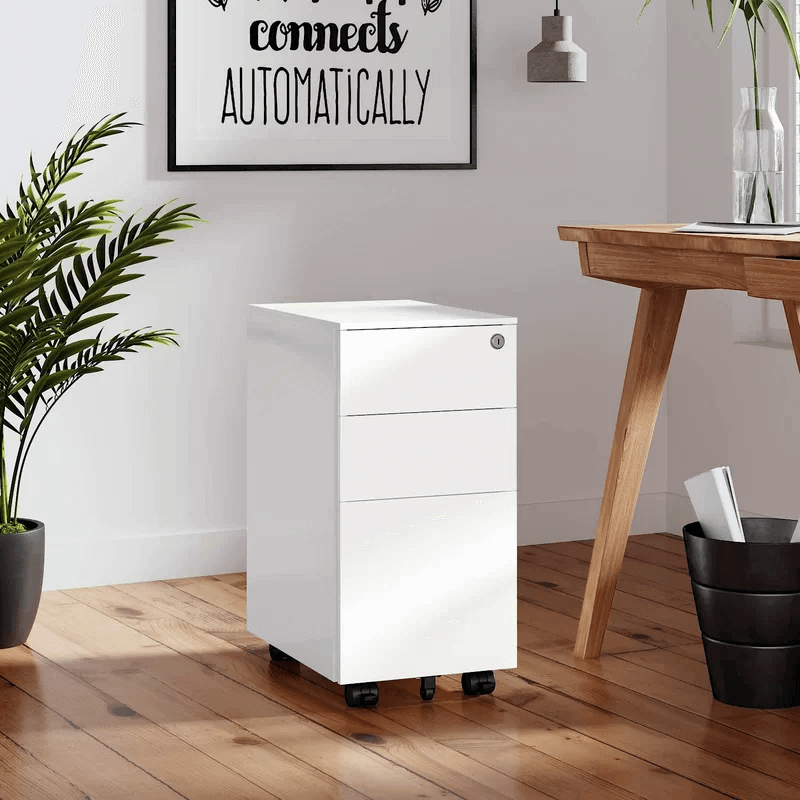 3 drawer mobile pedestal file cabinet supplier