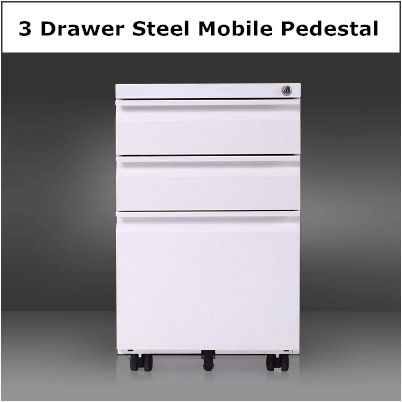 3 drawer office furniture pedestal supplier