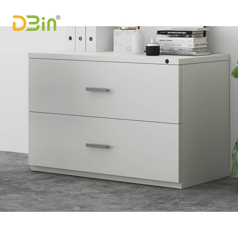 High Quality White  2-Drawer Lateral Filing Cabinet From Manufacturer