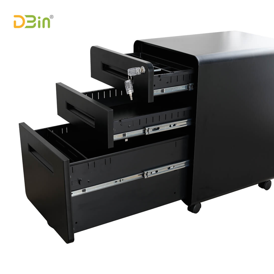 office customized 3 drawer moible pedestal