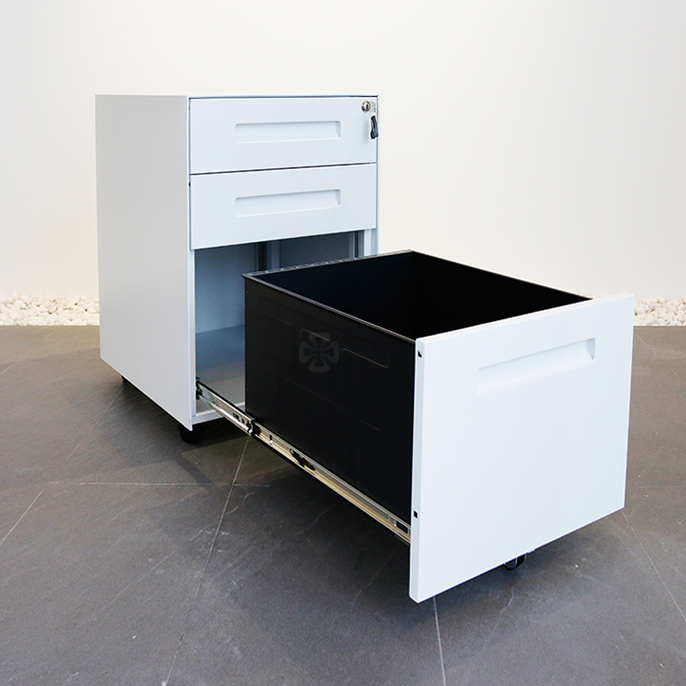 3 drawer mobile pedestal by customized