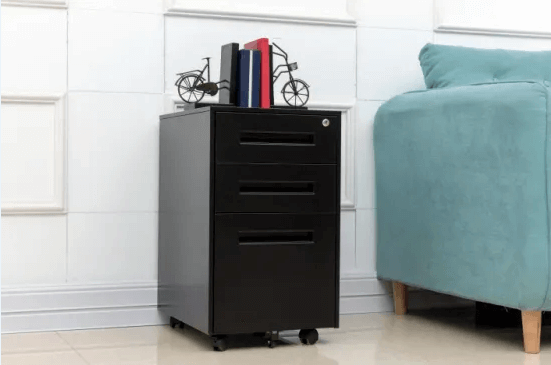 DBin Office Furniture Metal Mobile Pedestal Cabinet