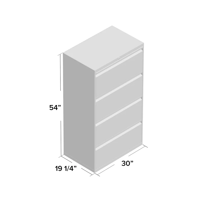 DBin steel 4 drawer file cabinet for sale