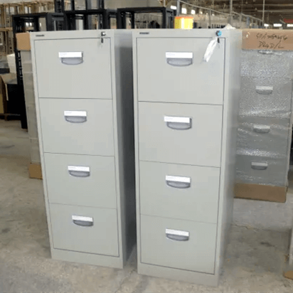 DBin Lateral Filing Cabinets with Oval Door Handle with 4-Drawer