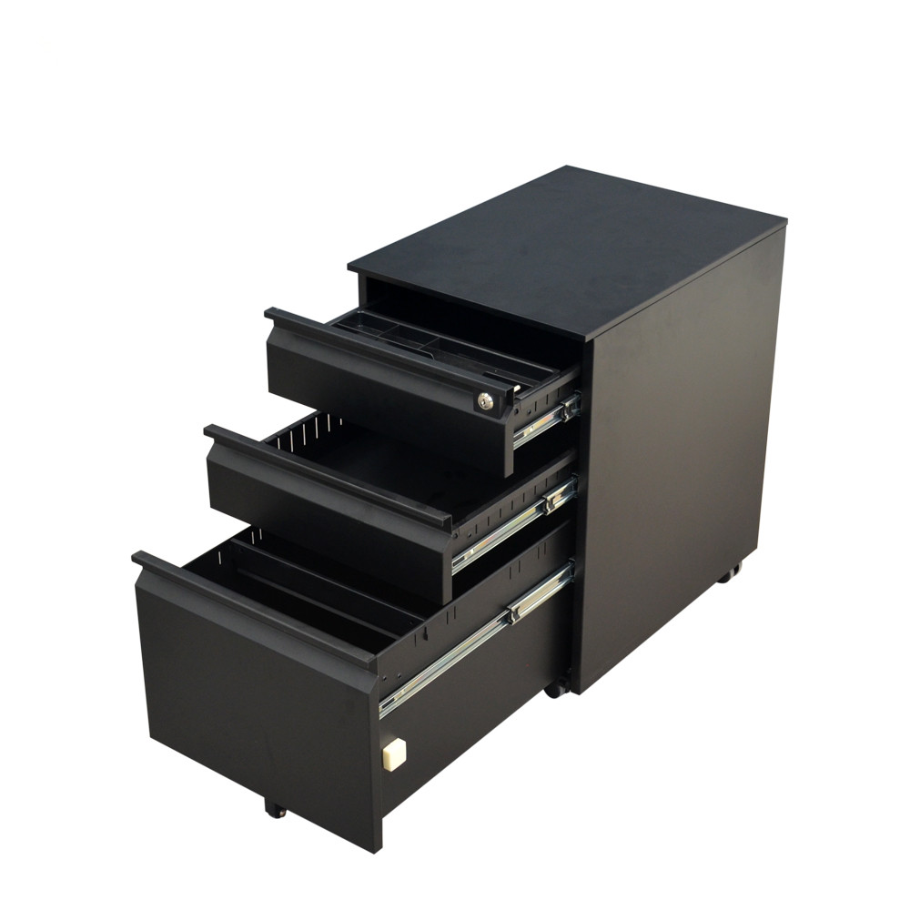 fashion furniture 3 drawer mobile pedestal manufacturer