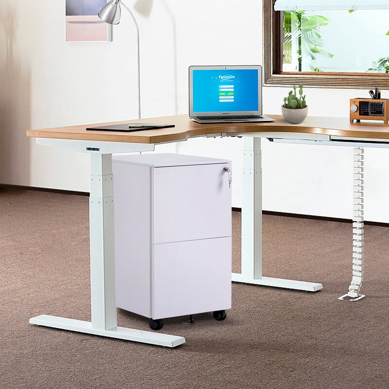 office furniture 2-Drawer Mobile Vertical Filing Cabinet for sale