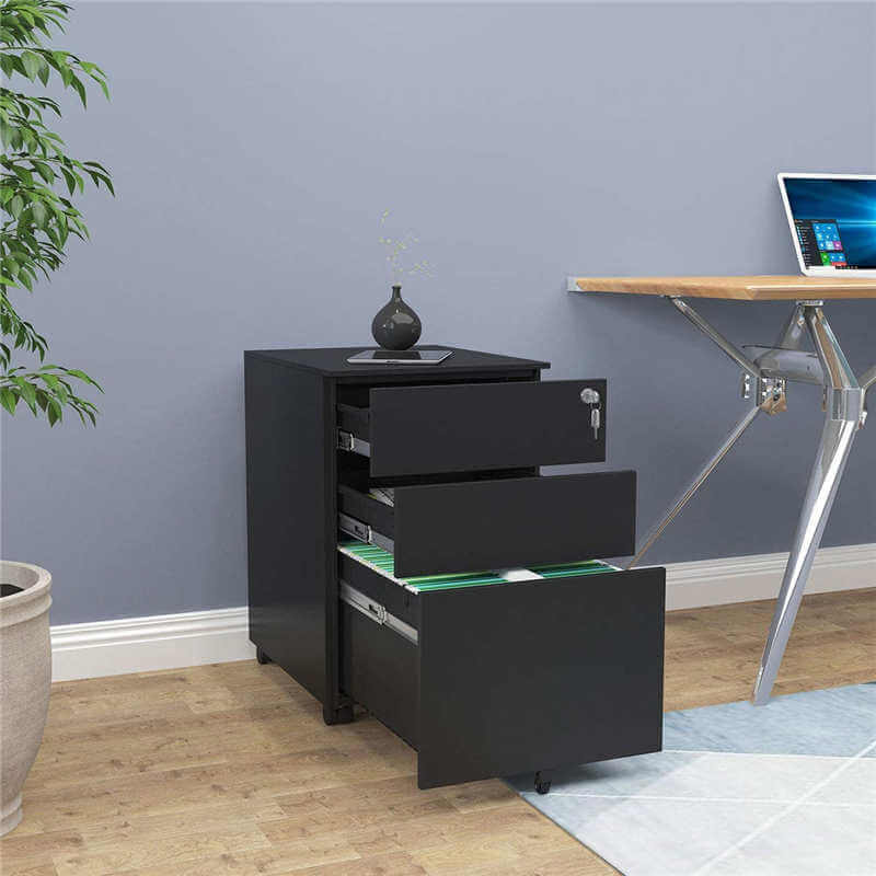 China custom 3 drawer pedestal for office