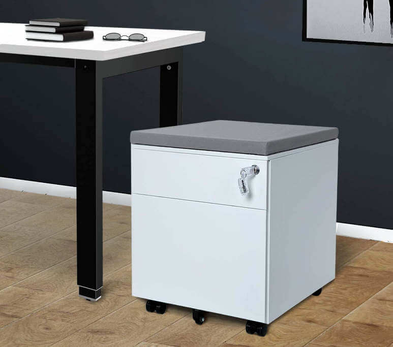 China 2-Drawer Mobile File Cabinet Under Desk Storage for Home Office