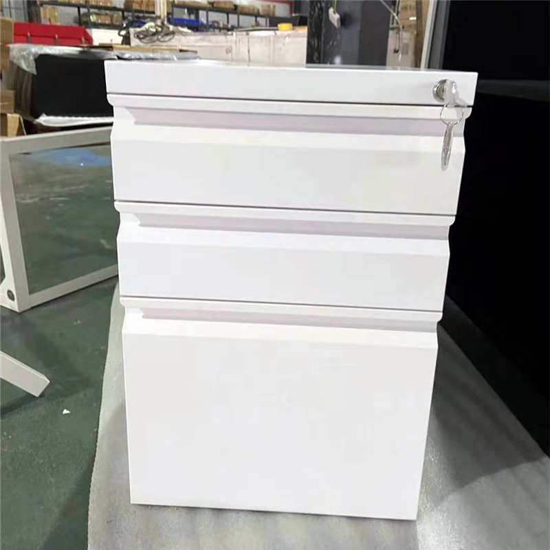 under desk three drawer small filing cabinet manufacture