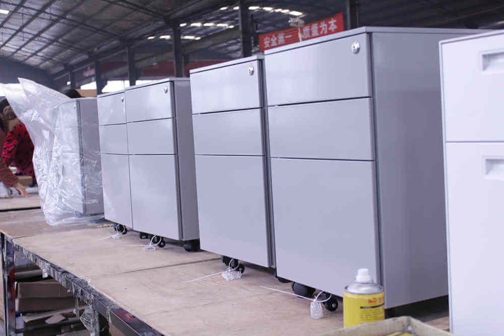 Chinese furniture mobile pedestal file cabinet factory