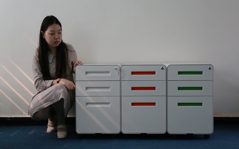 china modern 3 drawer mobile pedestal in 2020
