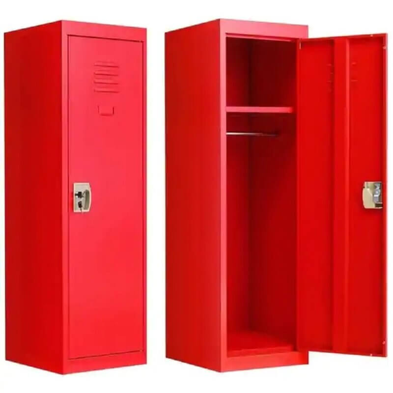 red steel locker for sale
