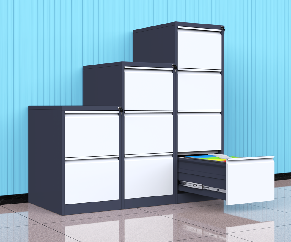office steel 3 drawer vertical filing cabinet wholesale
