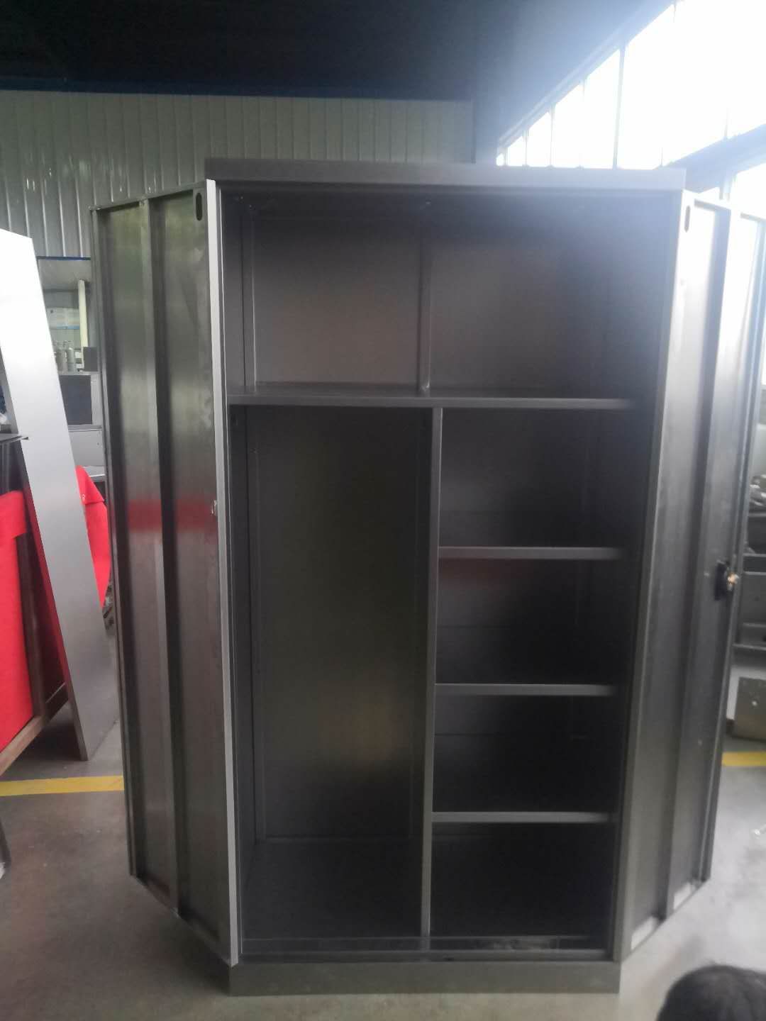 china made black 2 door steel locker wholelsale