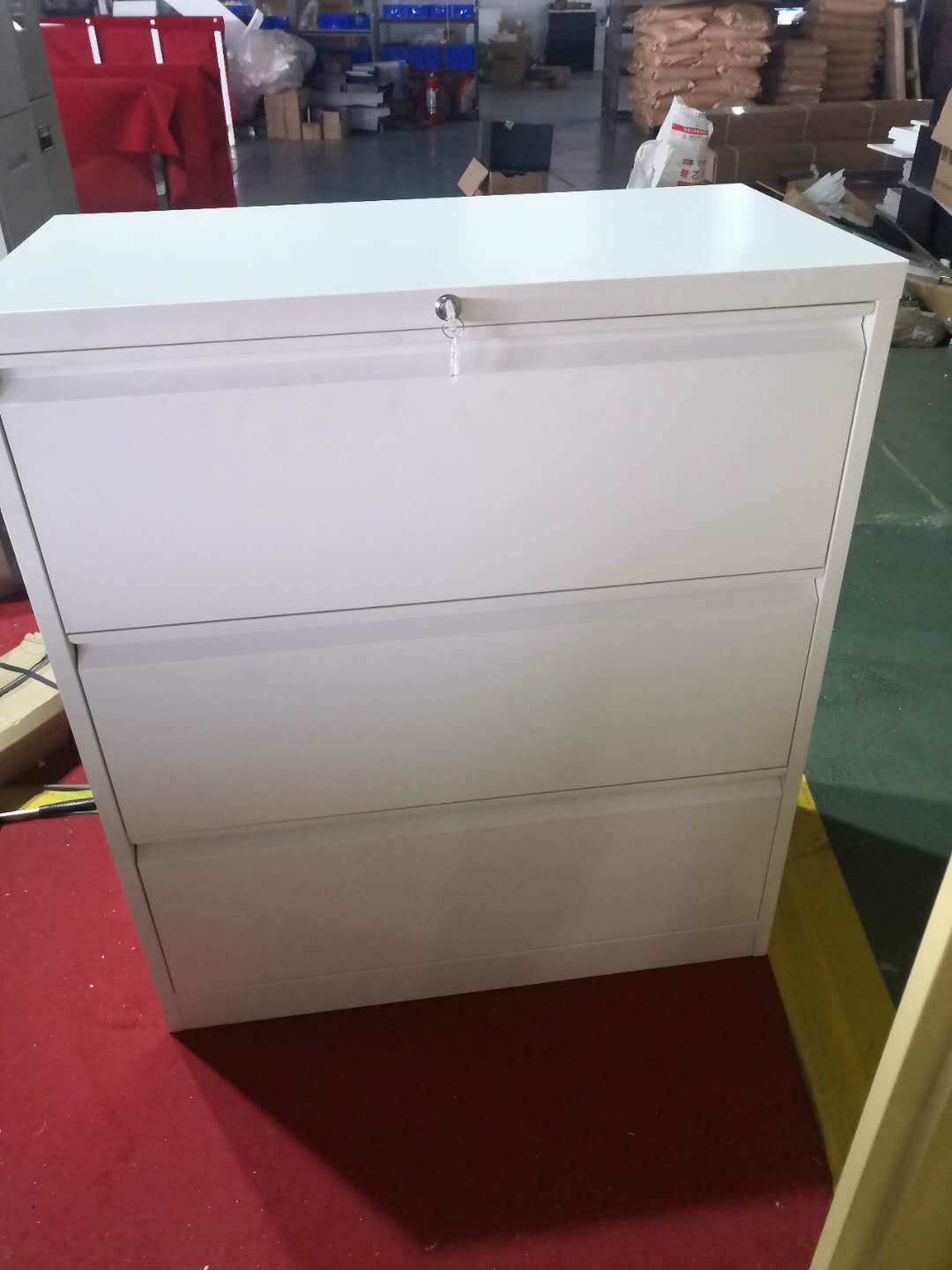 fireproof 3d white filing cabinet supplier