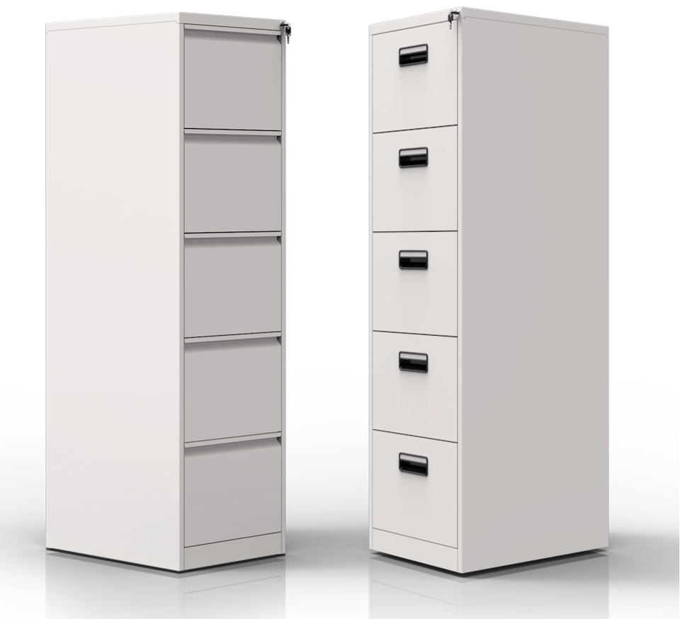 legal size steel 5 drawer vertical filing cabinet supplier