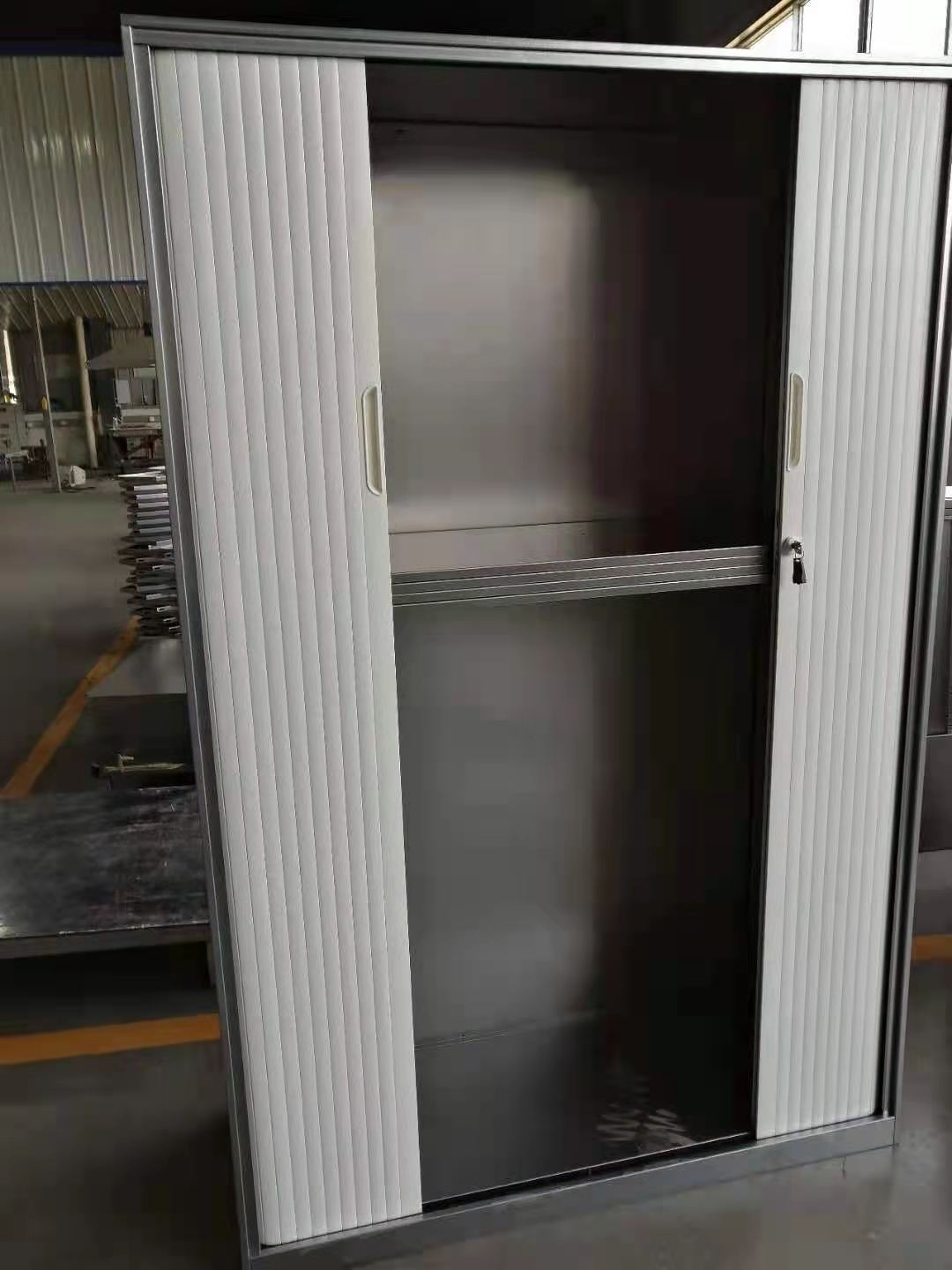 white steel 2 door cupboard factory