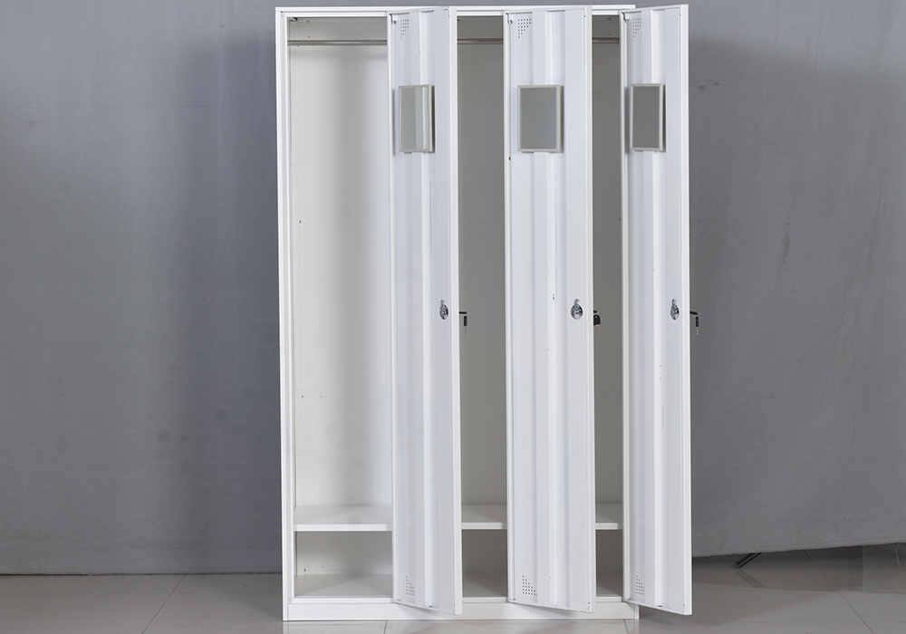 fashion style steel white 3 door locker wholesale2