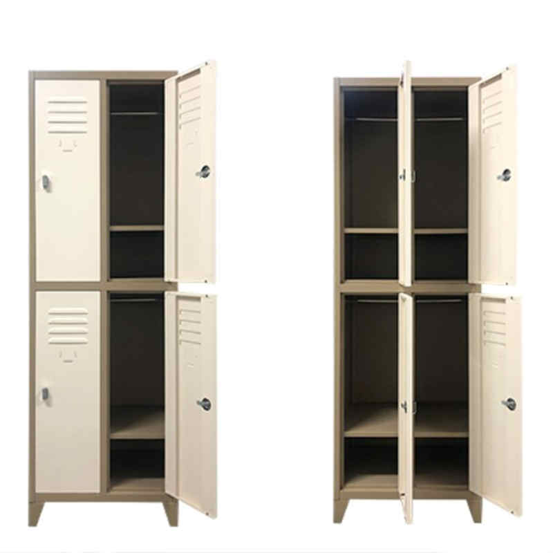 steel brown 4 door locker with foot supplier