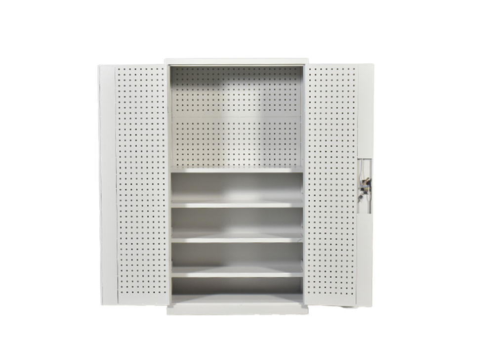 steel white 2 door tool cabinet for sale2